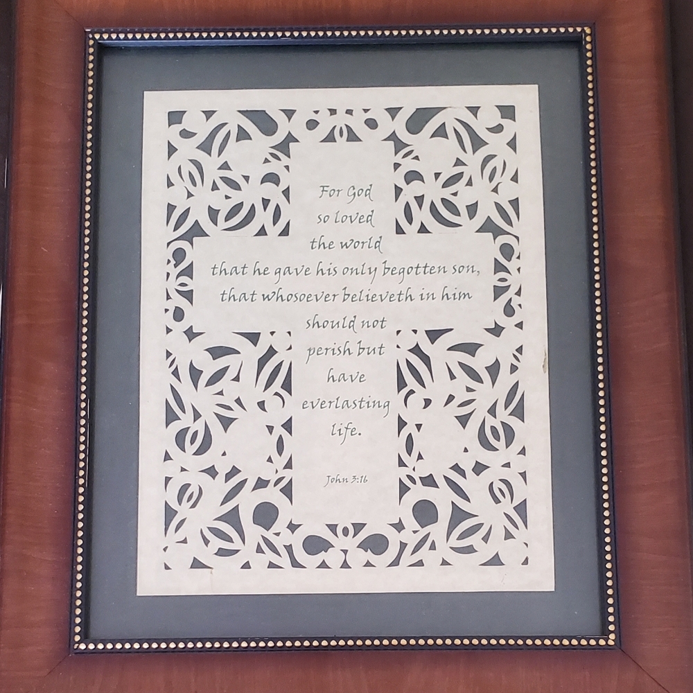 John 3:16 Picture Frame